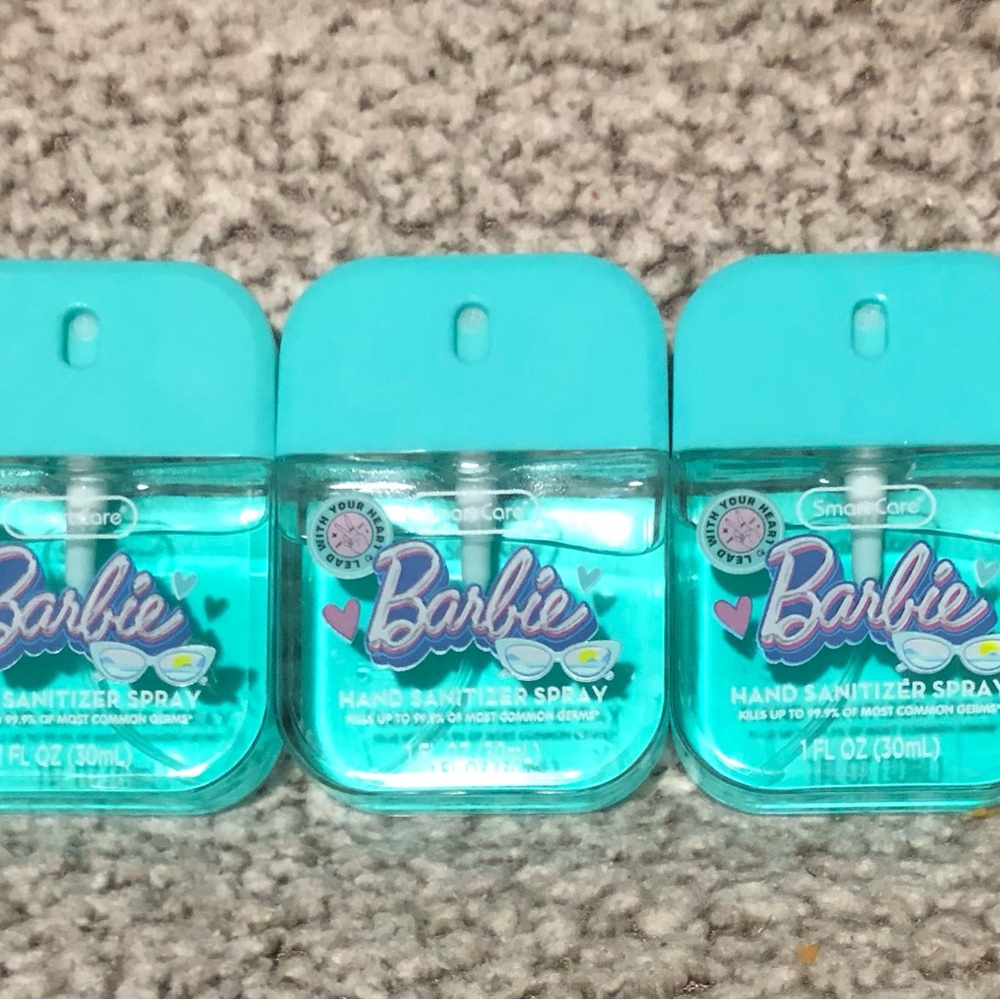 Smart Care Barbie Hand Sanitizer Spray - (Set of 3)